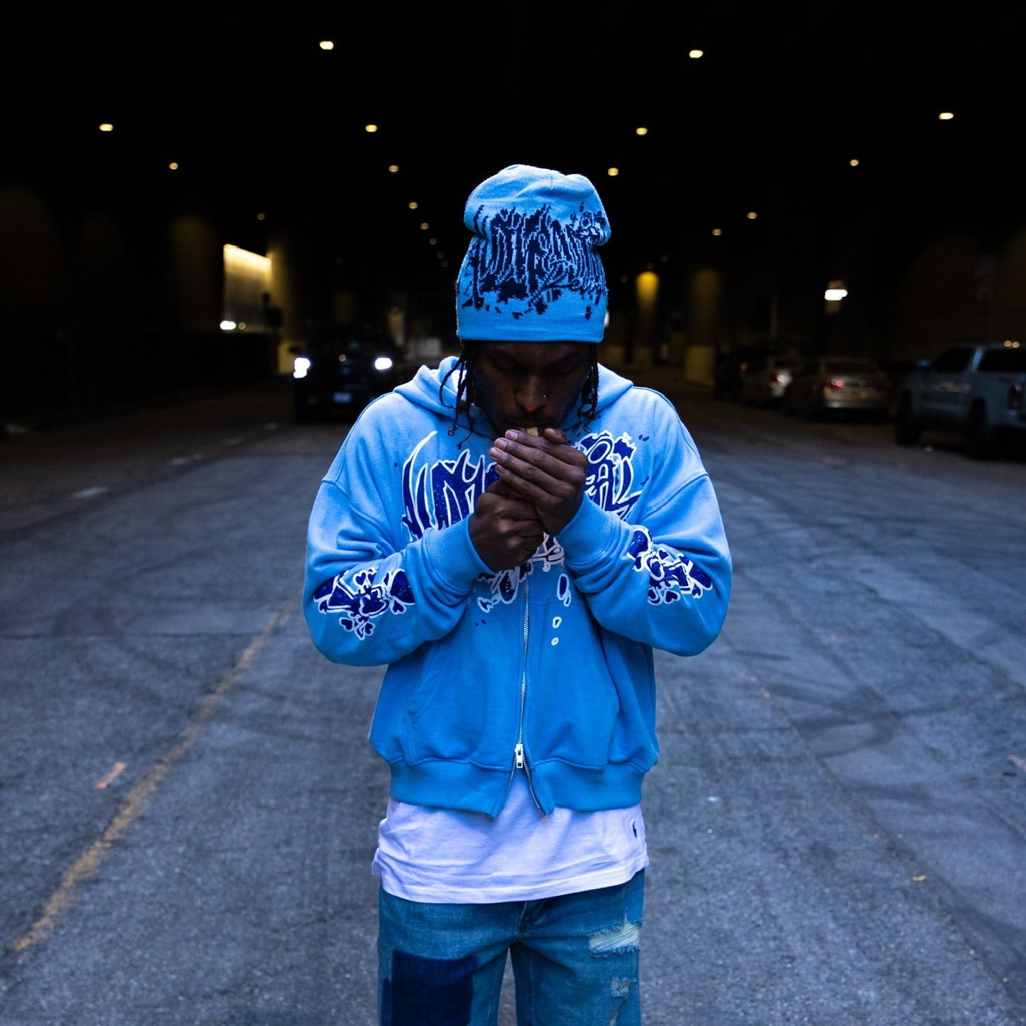 Baby Blue Zip Ups