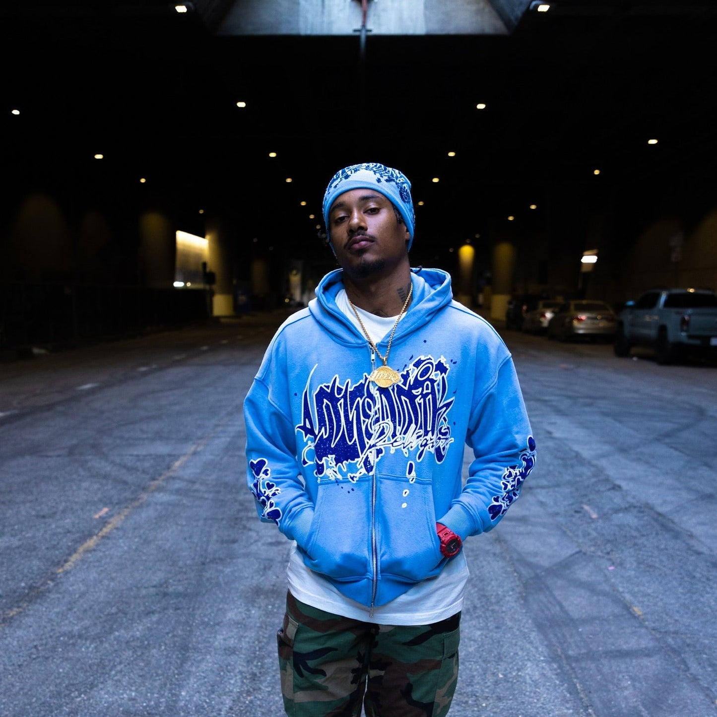 Baby Blue Zip Ups