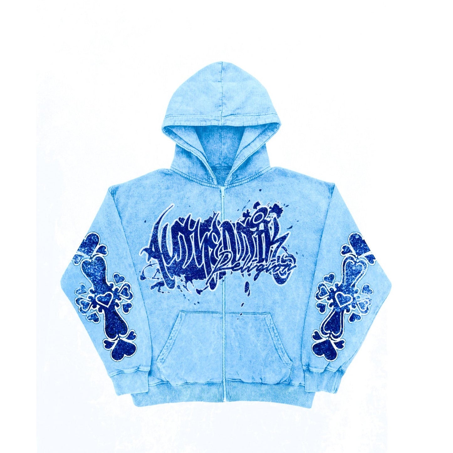 Baby Blue Zip Ups