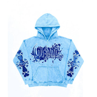Baby Blue Zip Ups